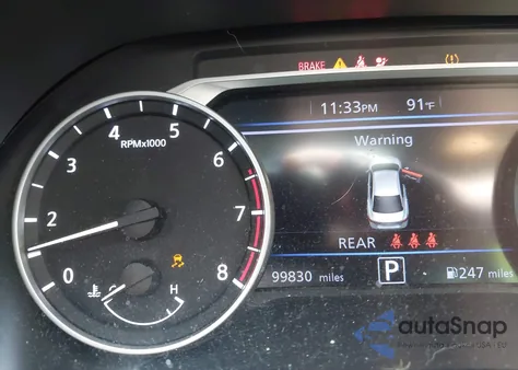 2020 Nissan Sentra Sr Xtronic Cvt z USA, uszkodzony, nr VIN 3N1AB8DV8LY265944